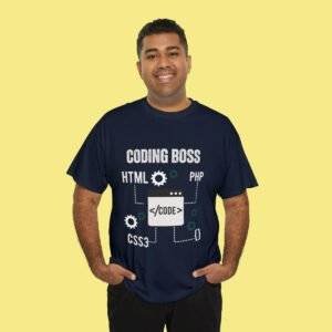 Coding Boss Navy Blue T-Shirt