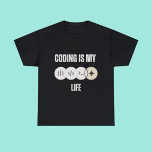 Code is my life Black T-Shirt